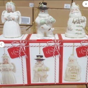 Lenox Christmas Ornament 3 Piece set